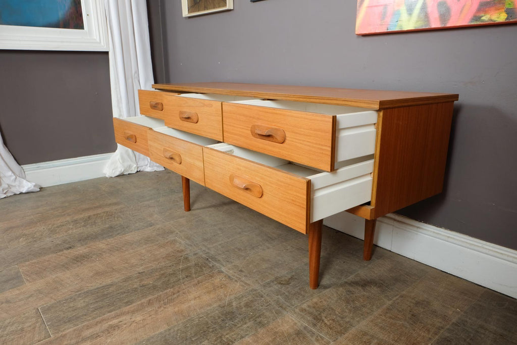 Vintage Retro Mid Century Teak Drawer Unit Sideboard by Austin Suite