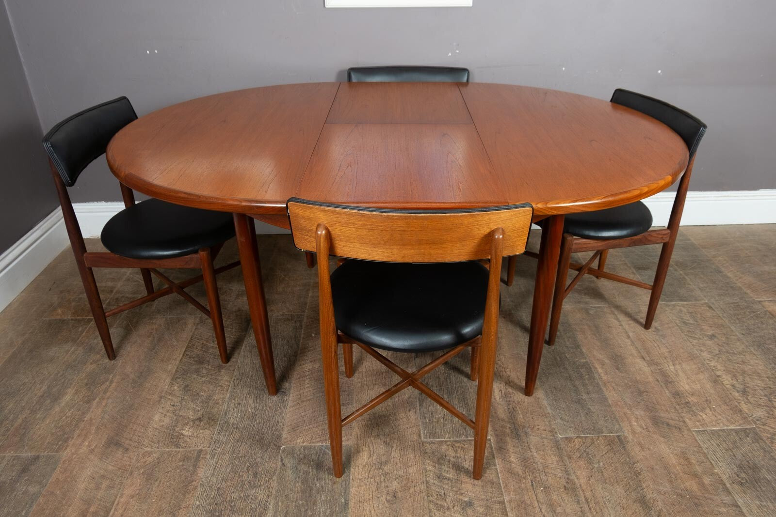 Vintage G Plan Fresco G Plan Teak Extending Dining Table and 4 Chairs