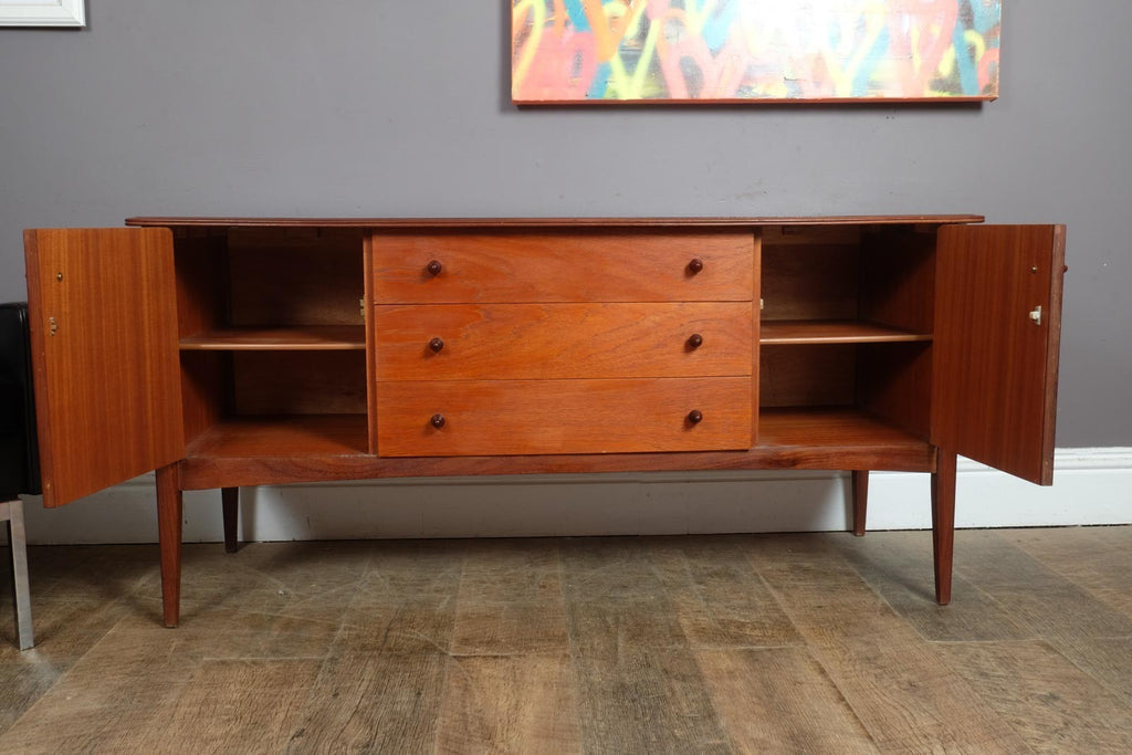 Vintage Retro Mid Century Small Teak Sideboard