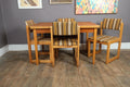 Vintage Retro Extending Teak Dining Table and 5 Chairs