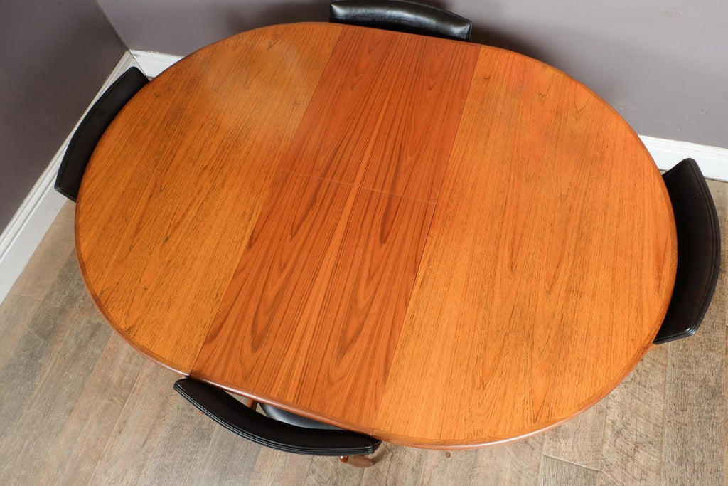 Vintage Retro G Plan Fresco Oval Dining Table and.4 Chairs VB Wilkins