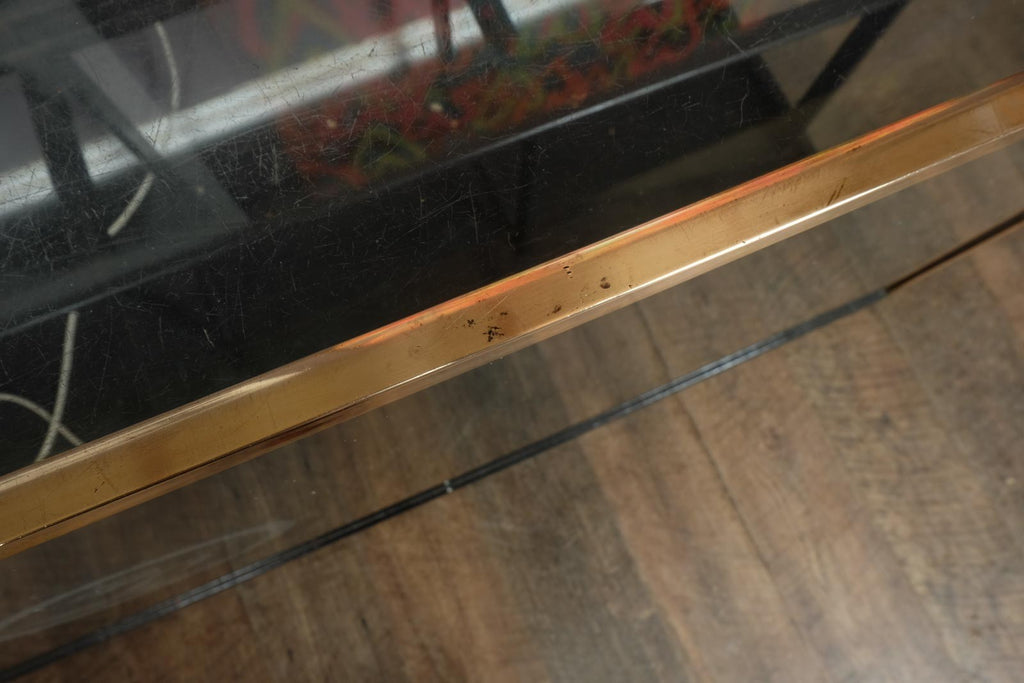 Vintage Glass and Brass Shop counter Display