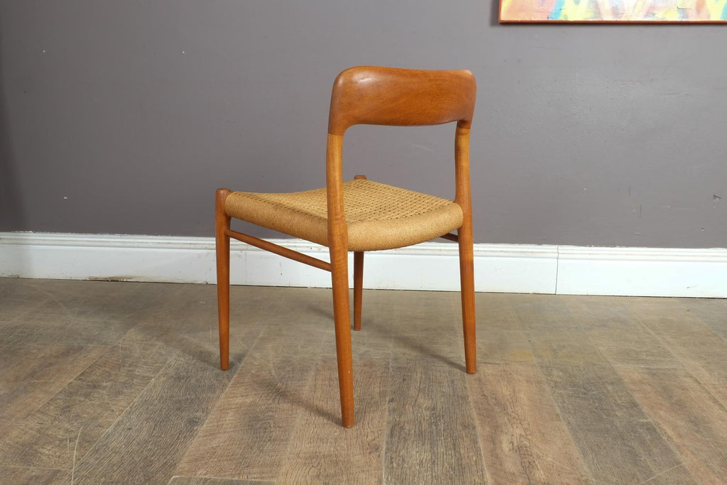 Vintage Model 75 Dining Chair in teak by JL Moller