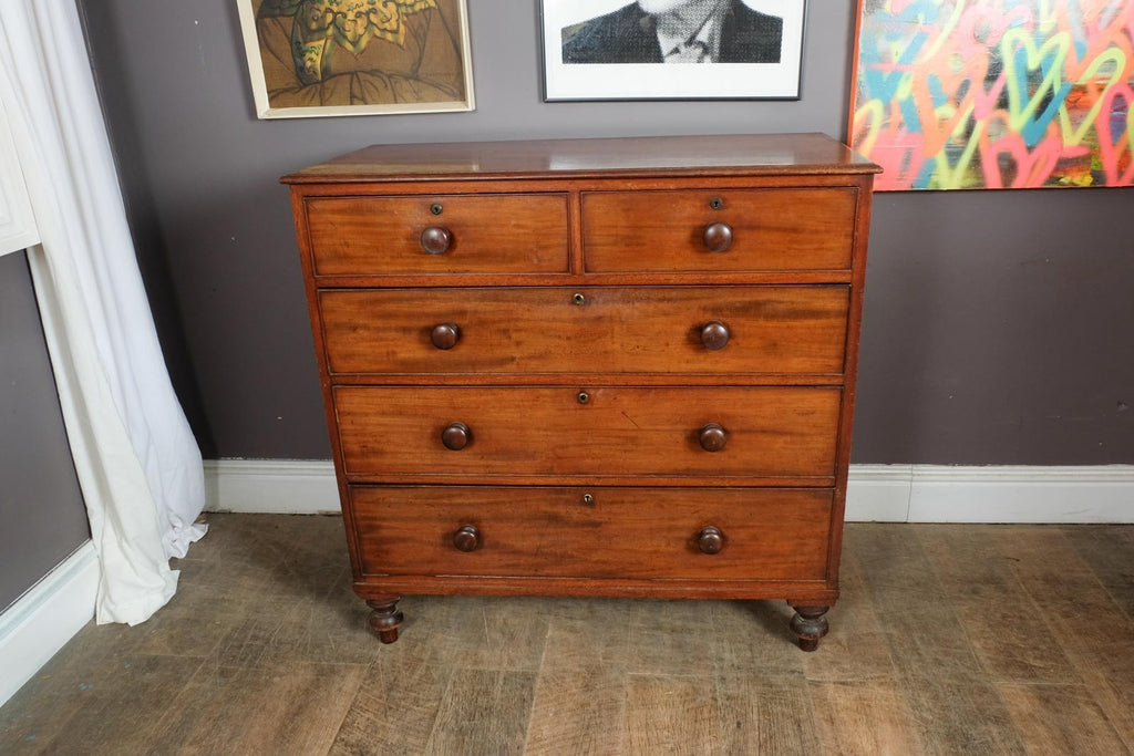 Vintage Retro Antique Mahogany Chest of Drawers