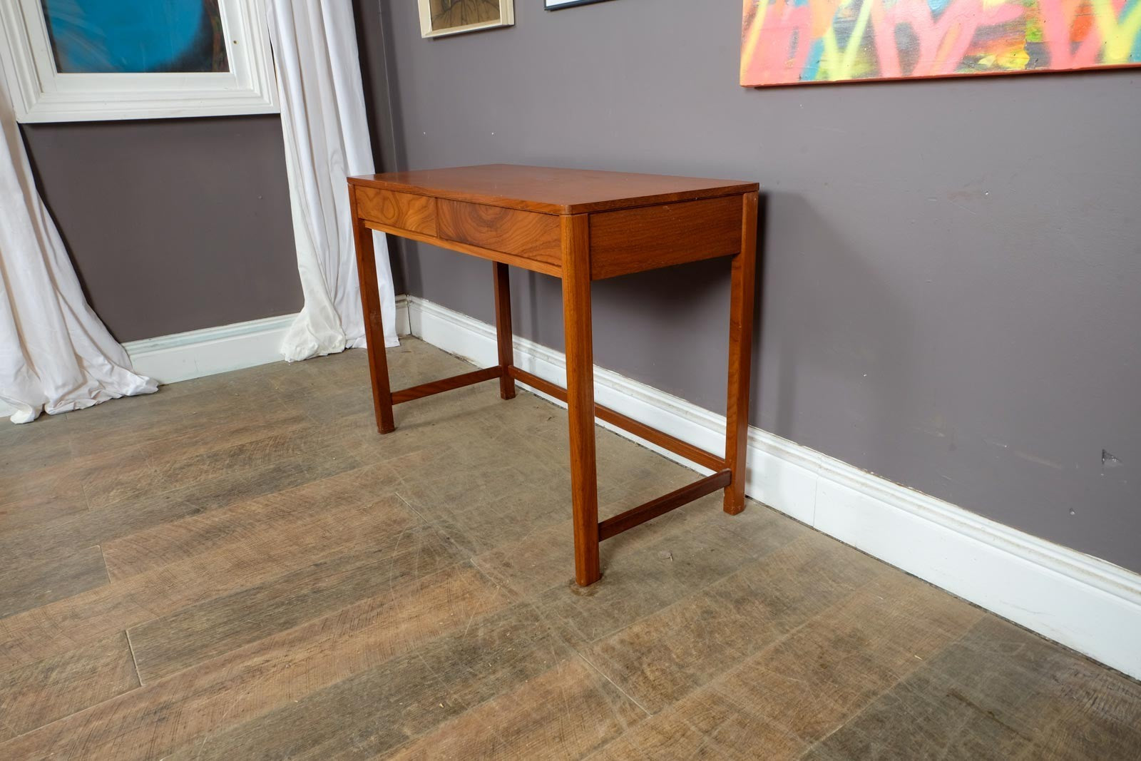 Vintage Retro Mid Century Teak Console Table by McIntosh