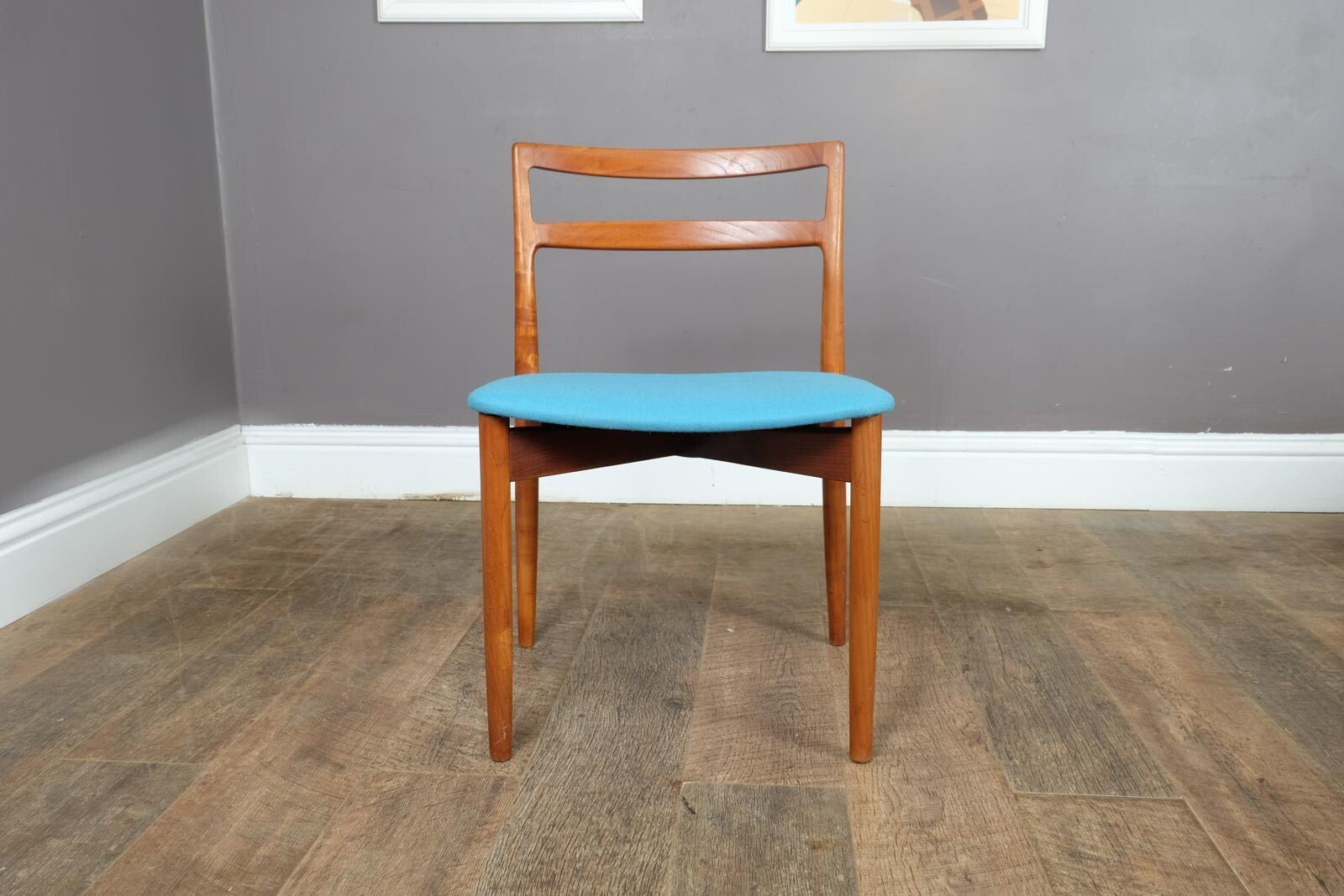 Vintage Set of 4 Teak Dining Chairs by Randers Model 61