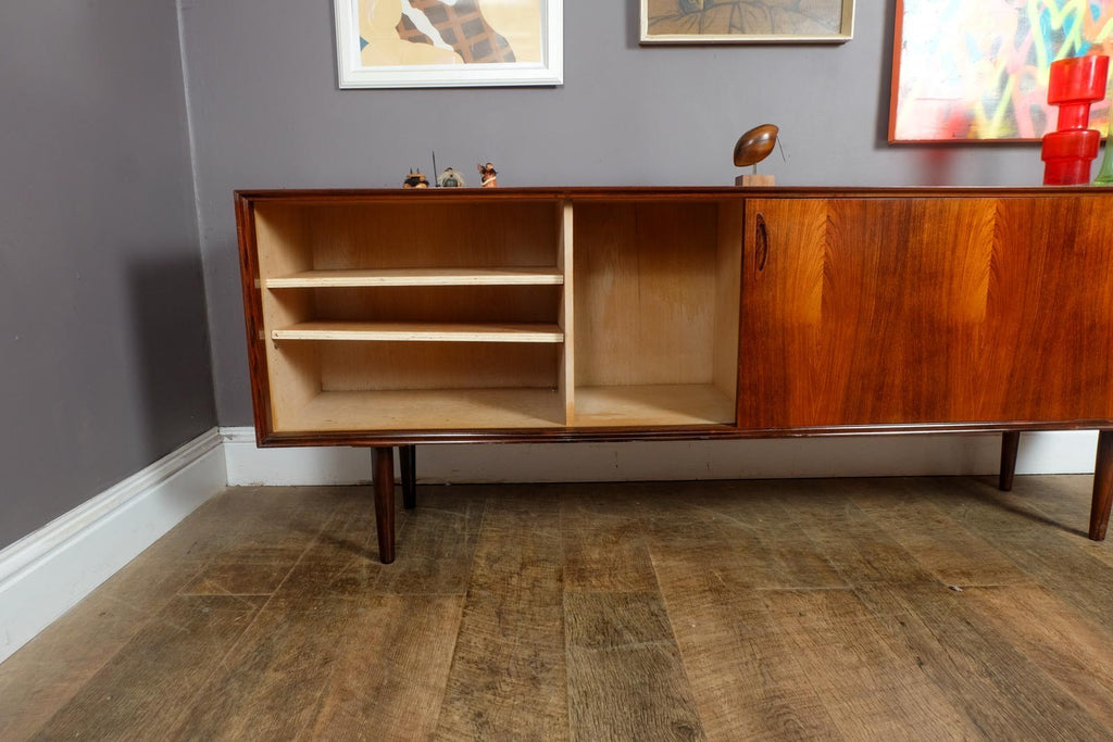 Vintage Retro Large Danish Rosewood Sideboard by E. Pedersen & Søn