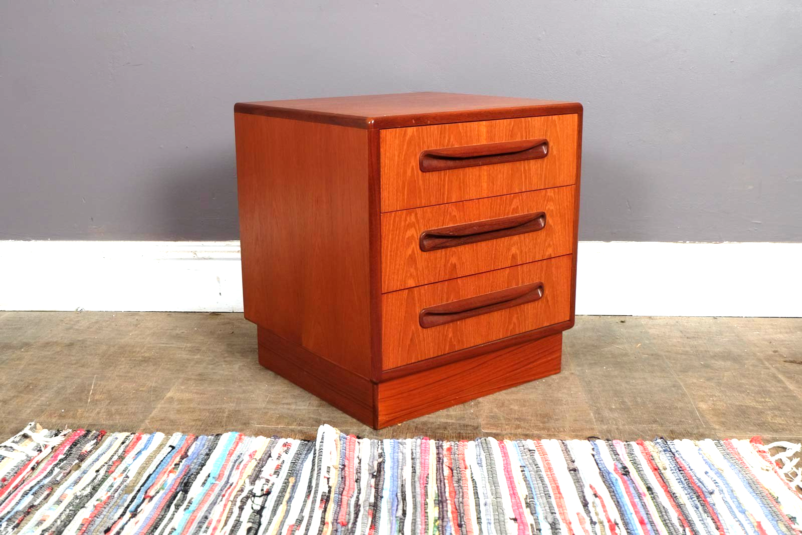 Vintage Retro G Plan Fresco 3 drawer Chest of Drawers Bedside