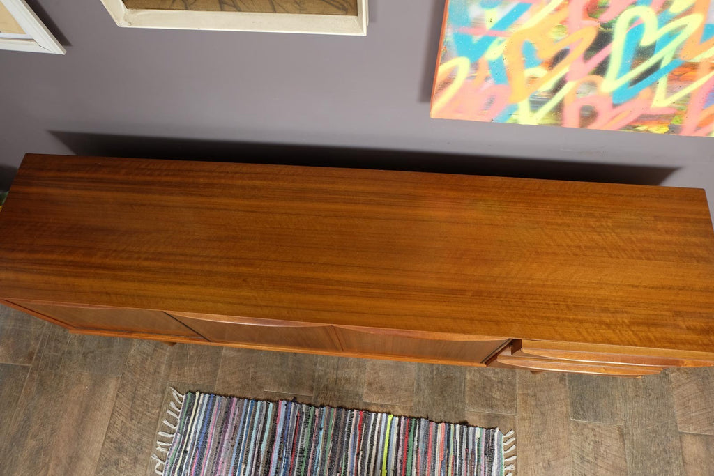 Vintage Retro Large Mid Century Teak Sideboard by Morris of Glasgow