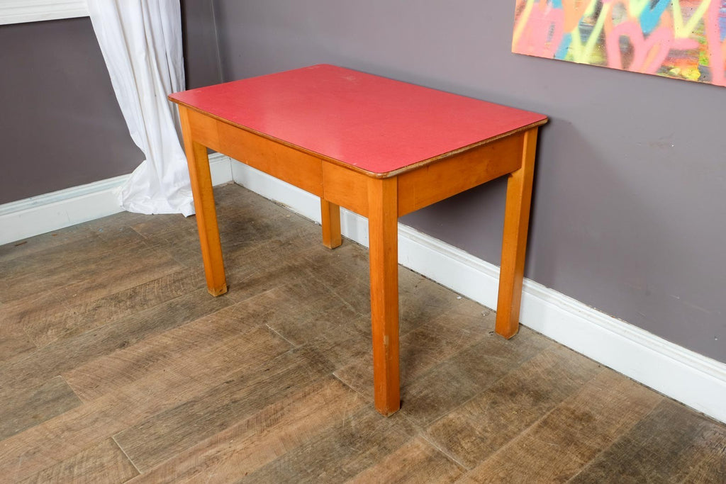 Vintage Retro MOD Formica and Beech Desk