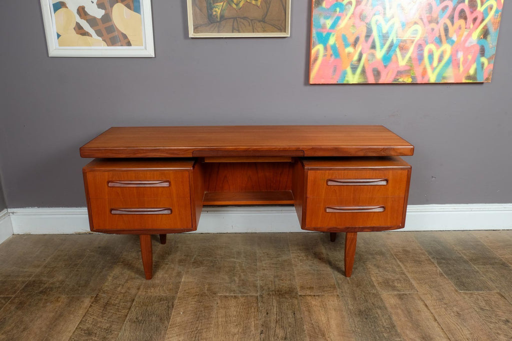 Vintage Teak G Plan Fresco Floating Dressing Table Desk