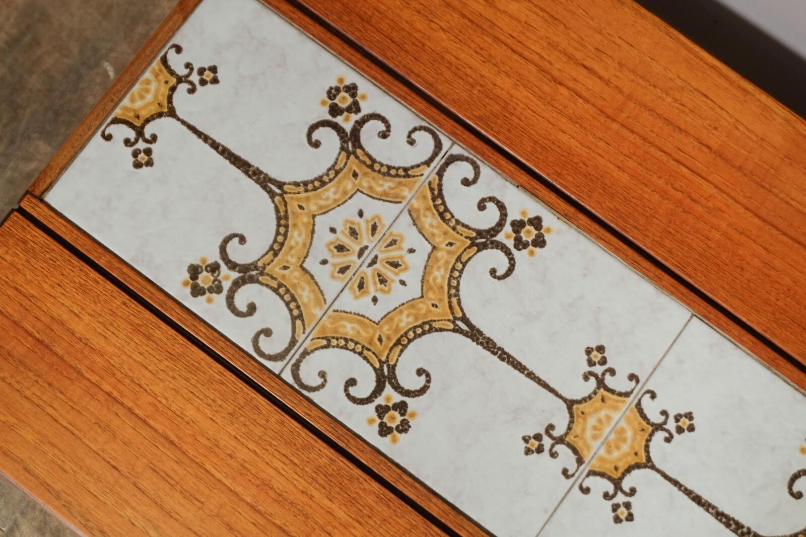 Vintage Retro Large Teak Tiled Coffee Table by G Plan