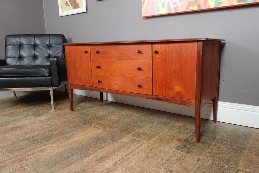 Vintage Retro Mid Century Small Teak Sideboard