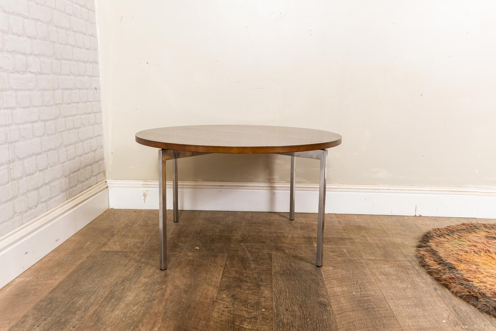 Vintage Coffee table from Parallel Bar series, designed by Florence Knoll