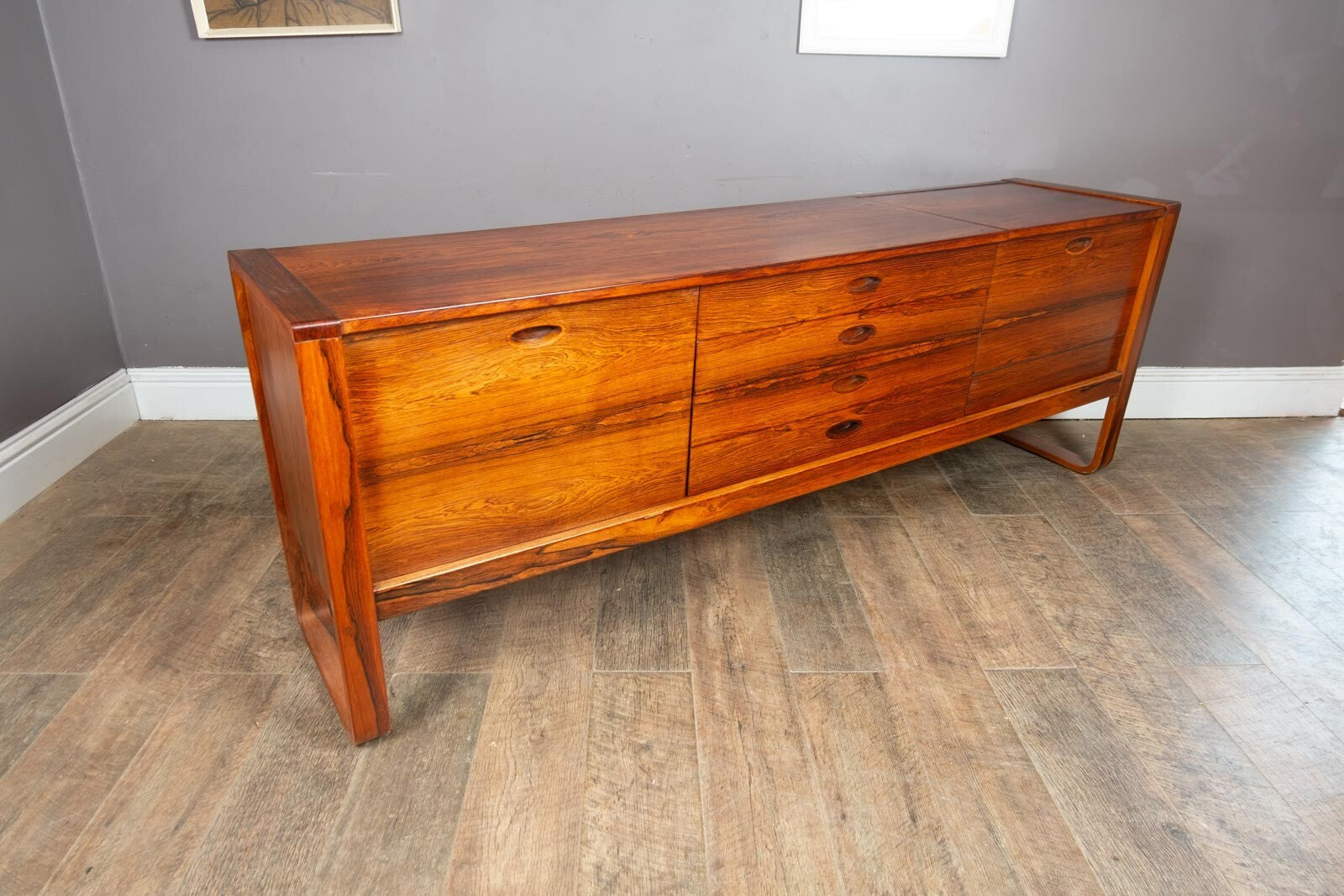 Vintage Retro Uniflex Rosewood Sideboard designed by Gunther Hofstead