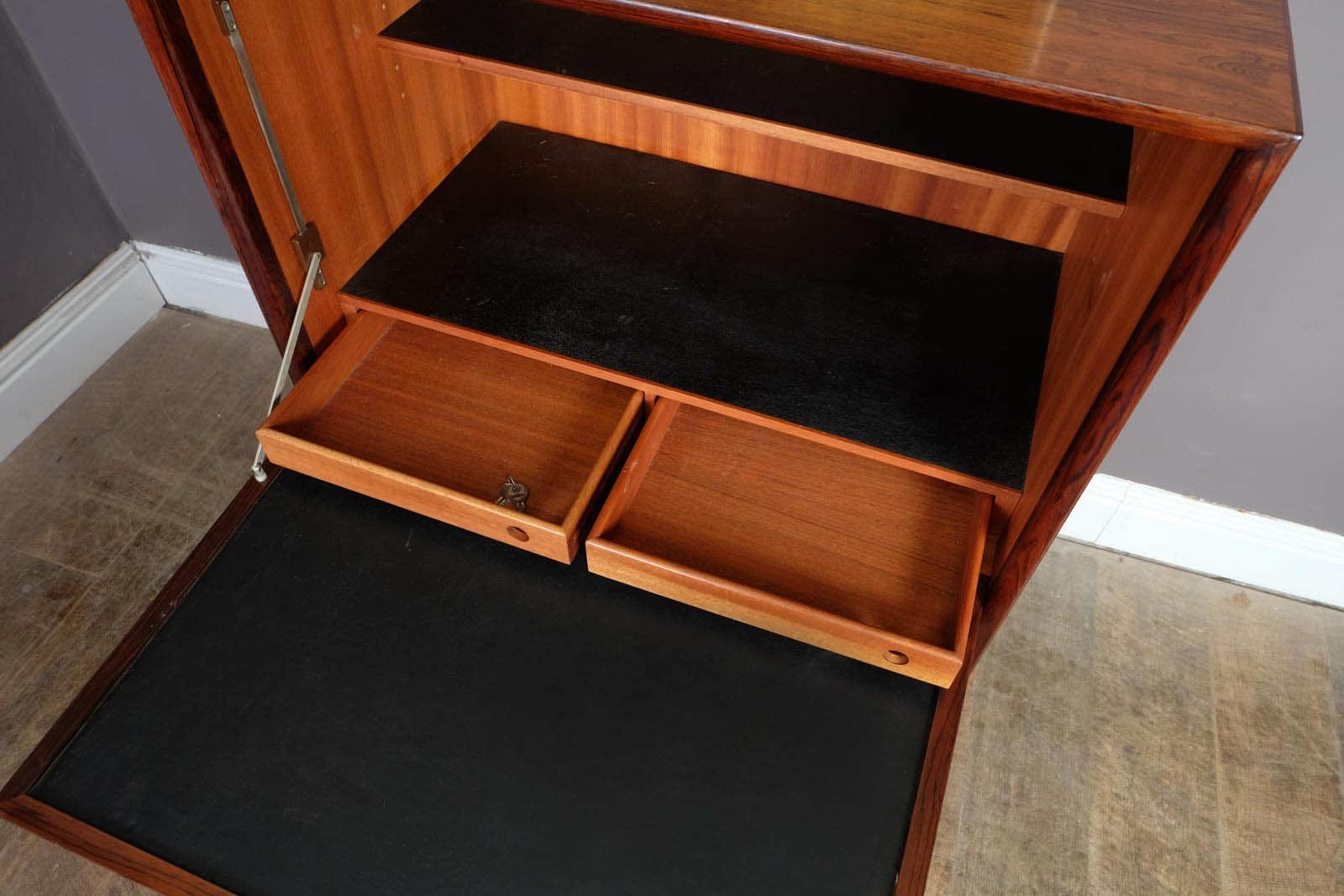 Vintage Arne Vodder #7755 Sibast Rosewood Bureau / Cabinet