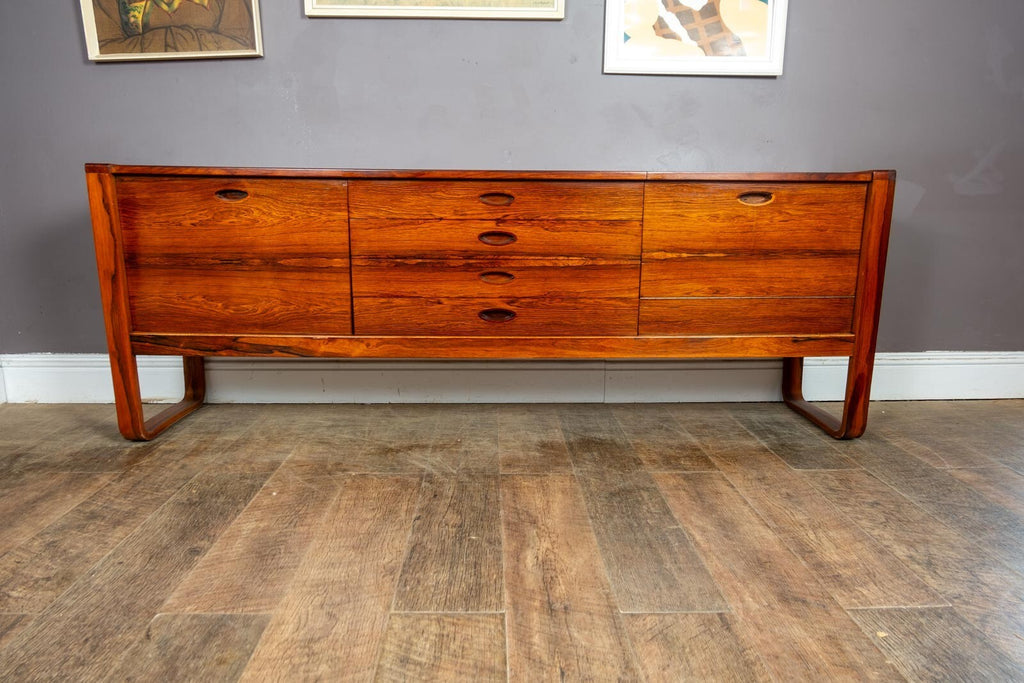 Vintage Retro Uniflex Rosewood Sideboard designed by Gunther Hofstead