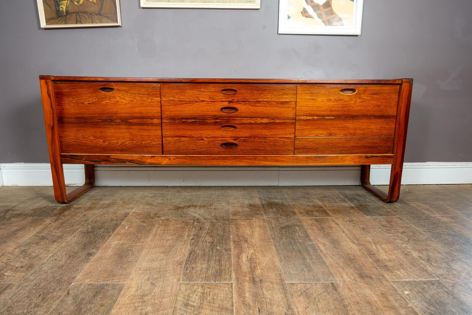 Vintage Retro Uniflex Rosewood Sideboard designed by Gunther Hofstead