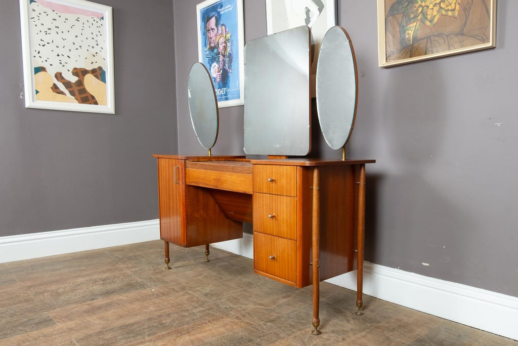 Vintage Mid Century Teak Dressing Table 1960s