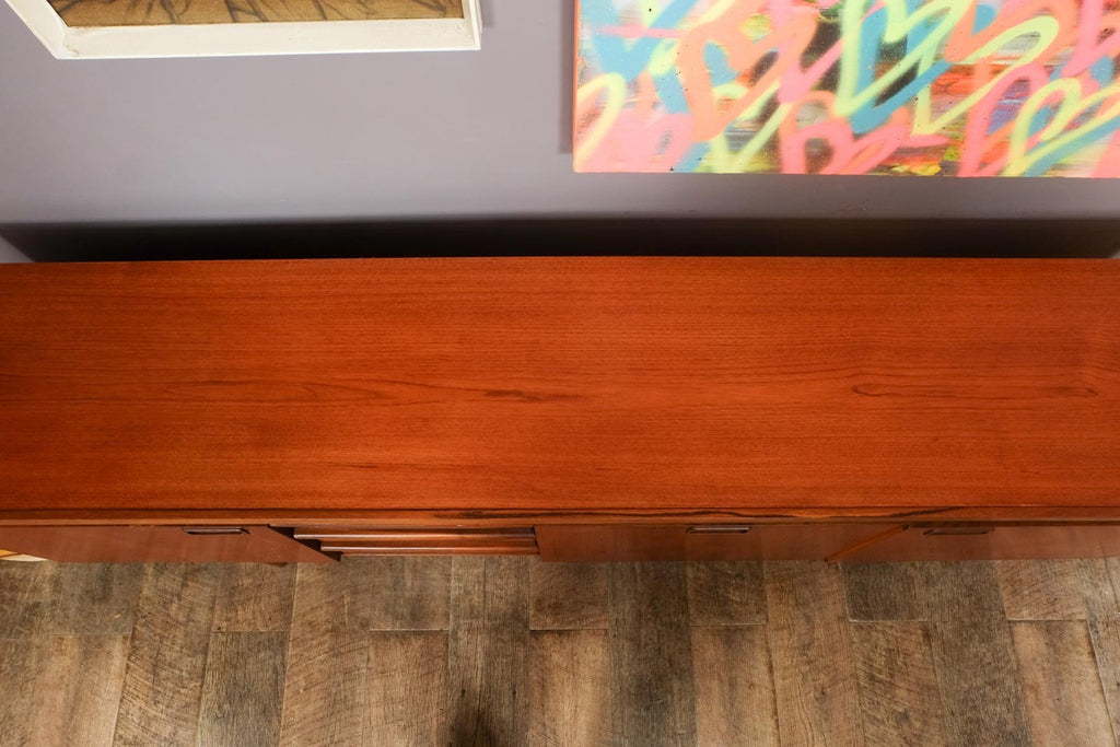 Vintage Retro Large Teak Long John Sideboard by Greaves and Thomas
