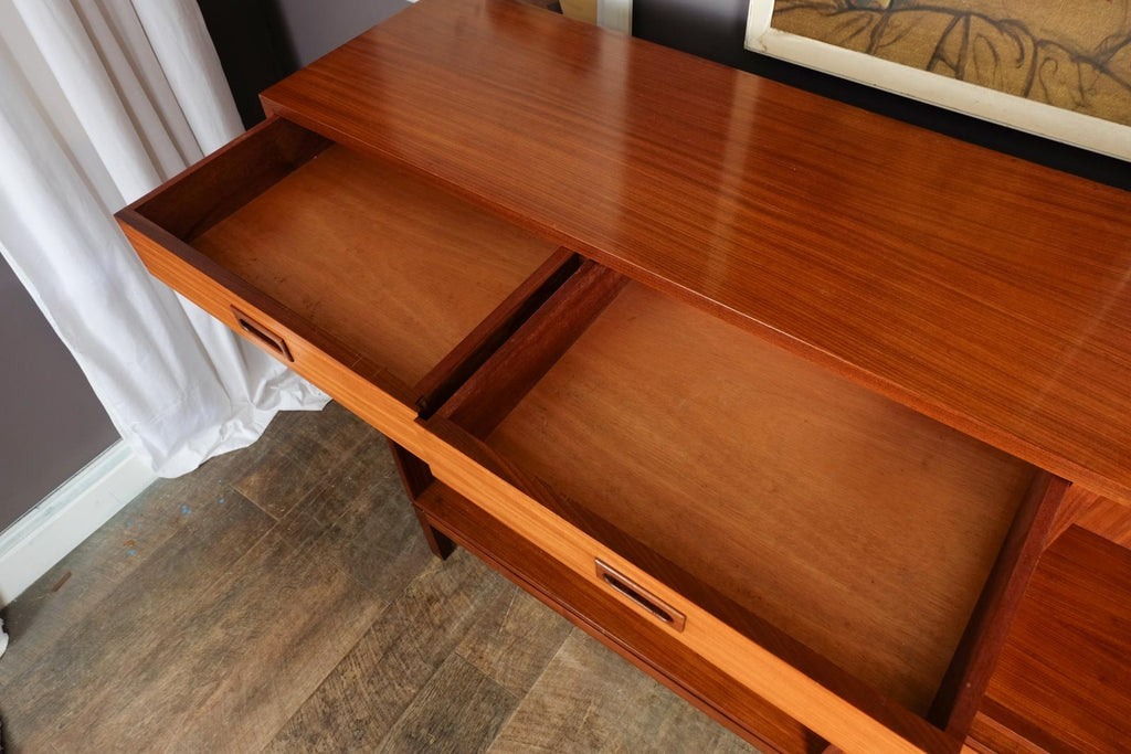 Vintage Retro MOD Highboard Sideboard Teak Desk Wall Unit