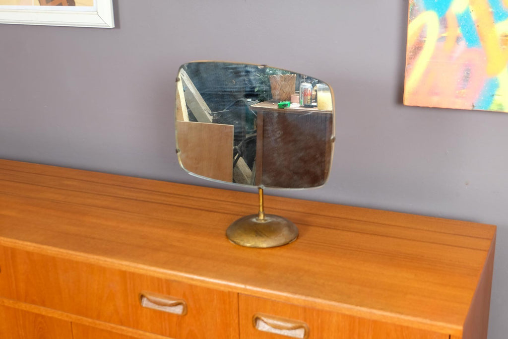 Vintage Retro Mid Century 1950s dressing Table Shaving Mirror