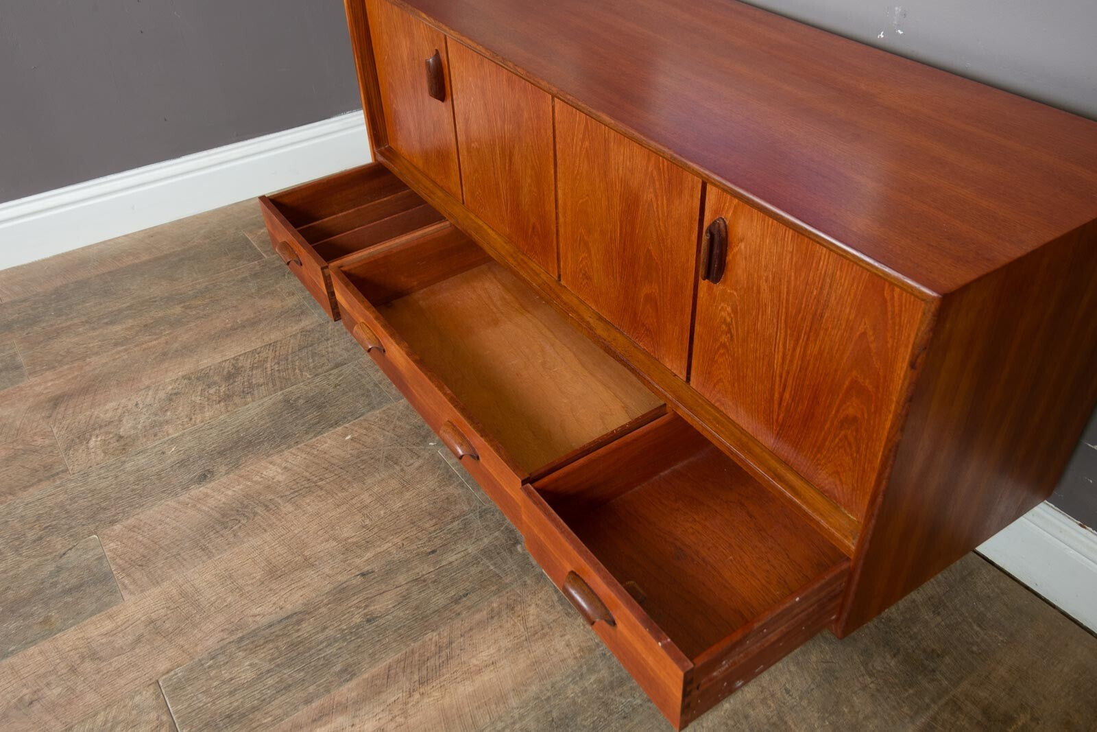 Vintage Retro Small Teak G Plan Brasila Sideboard