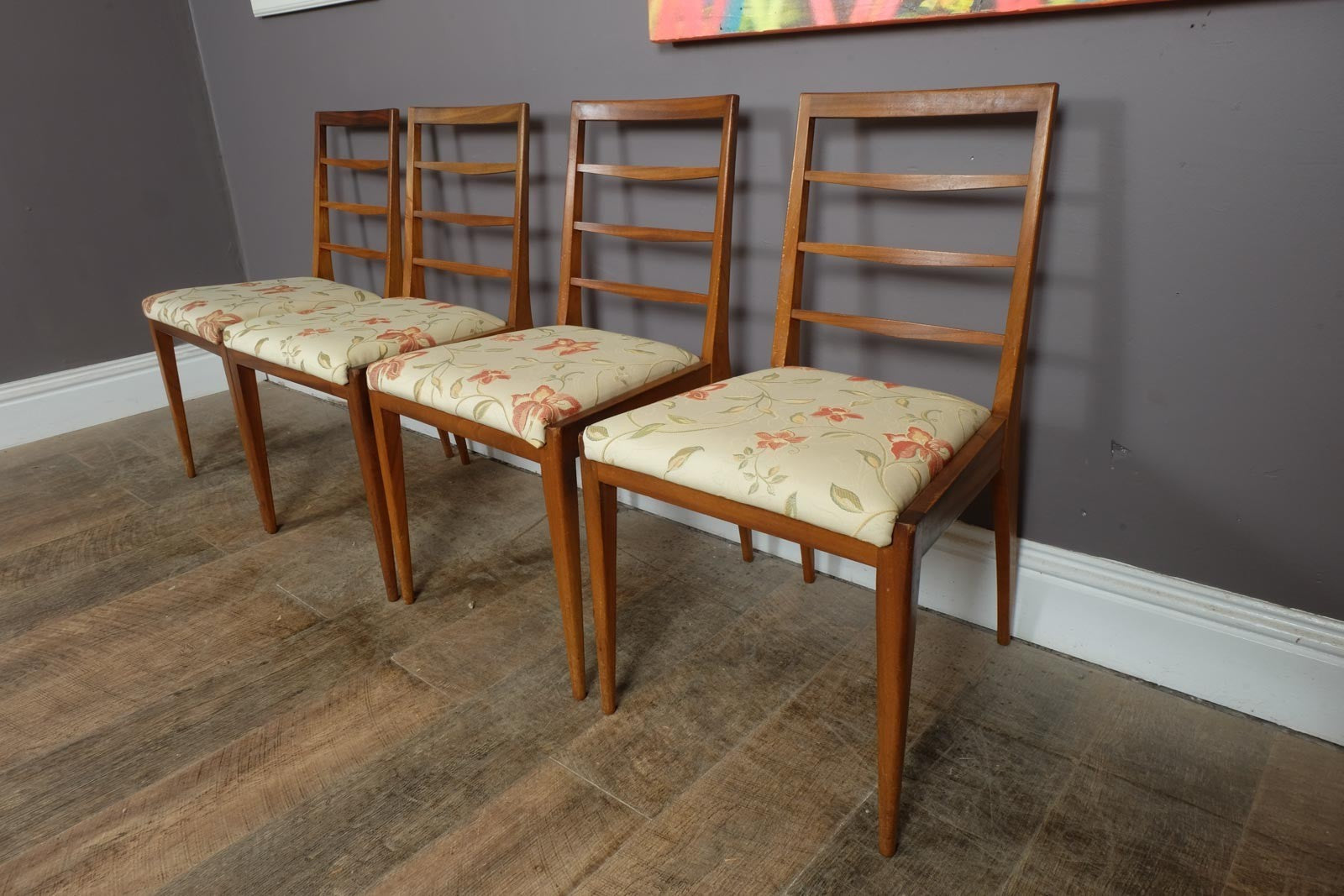 Vintage Retro Mid Century Teak DIning Table and 4 chairs by McIntosh