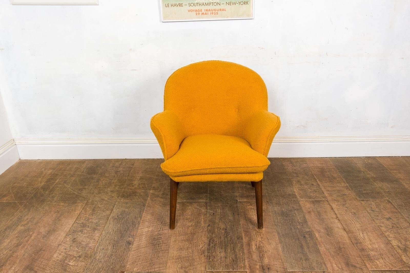 Vintage Retro Mid Century Occasional Chair by Toothill - Newly Upholstered