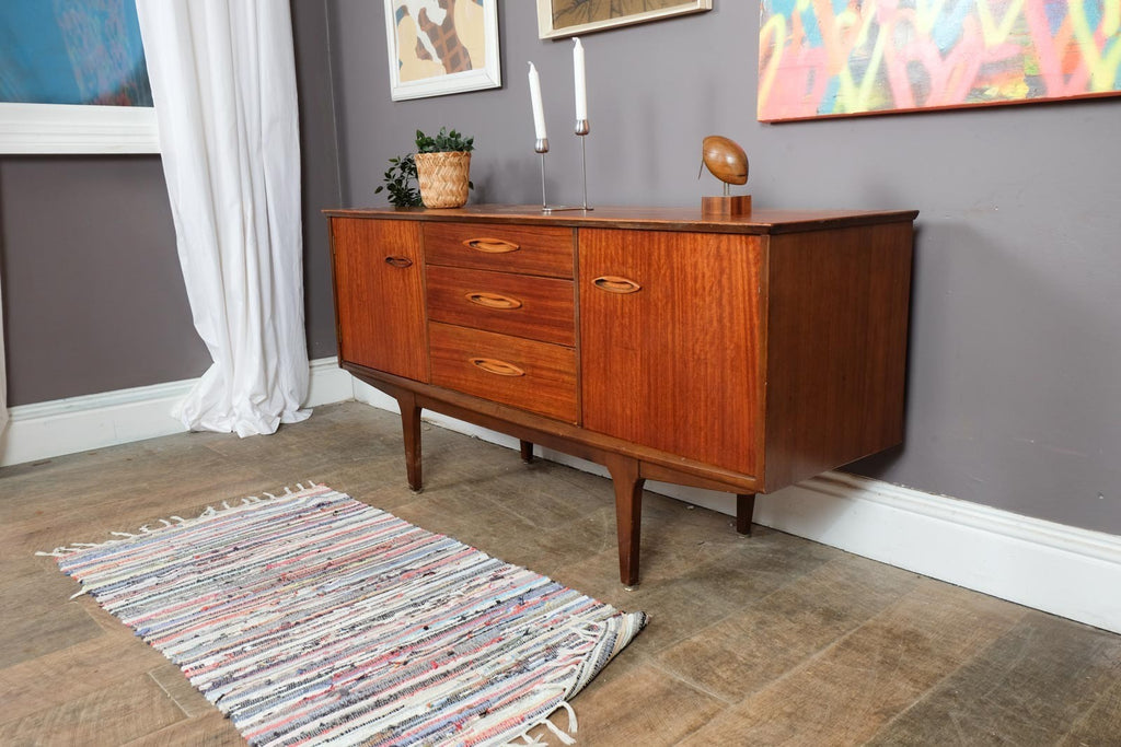 Vintage Retro Small Teak Mid Century Sideboard by Jentique