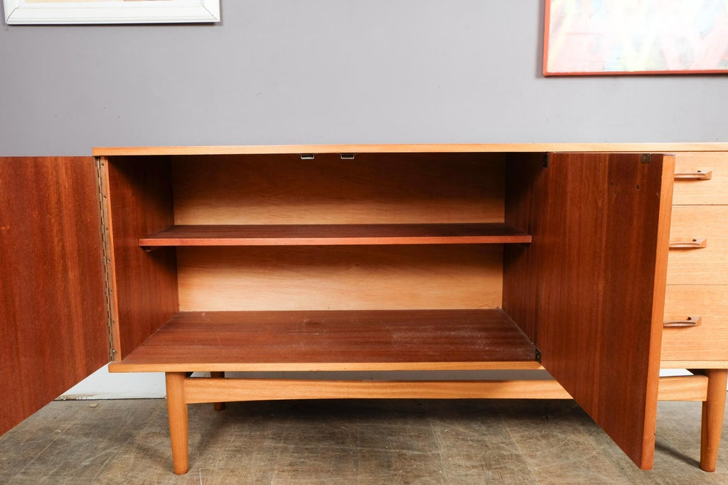 Vintage Retro Small Mid Century Teak Sideboard