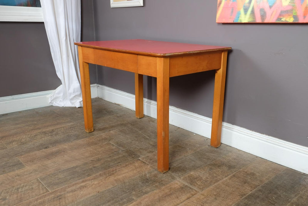 Vintage Retro MOD Formica and Beech Desk