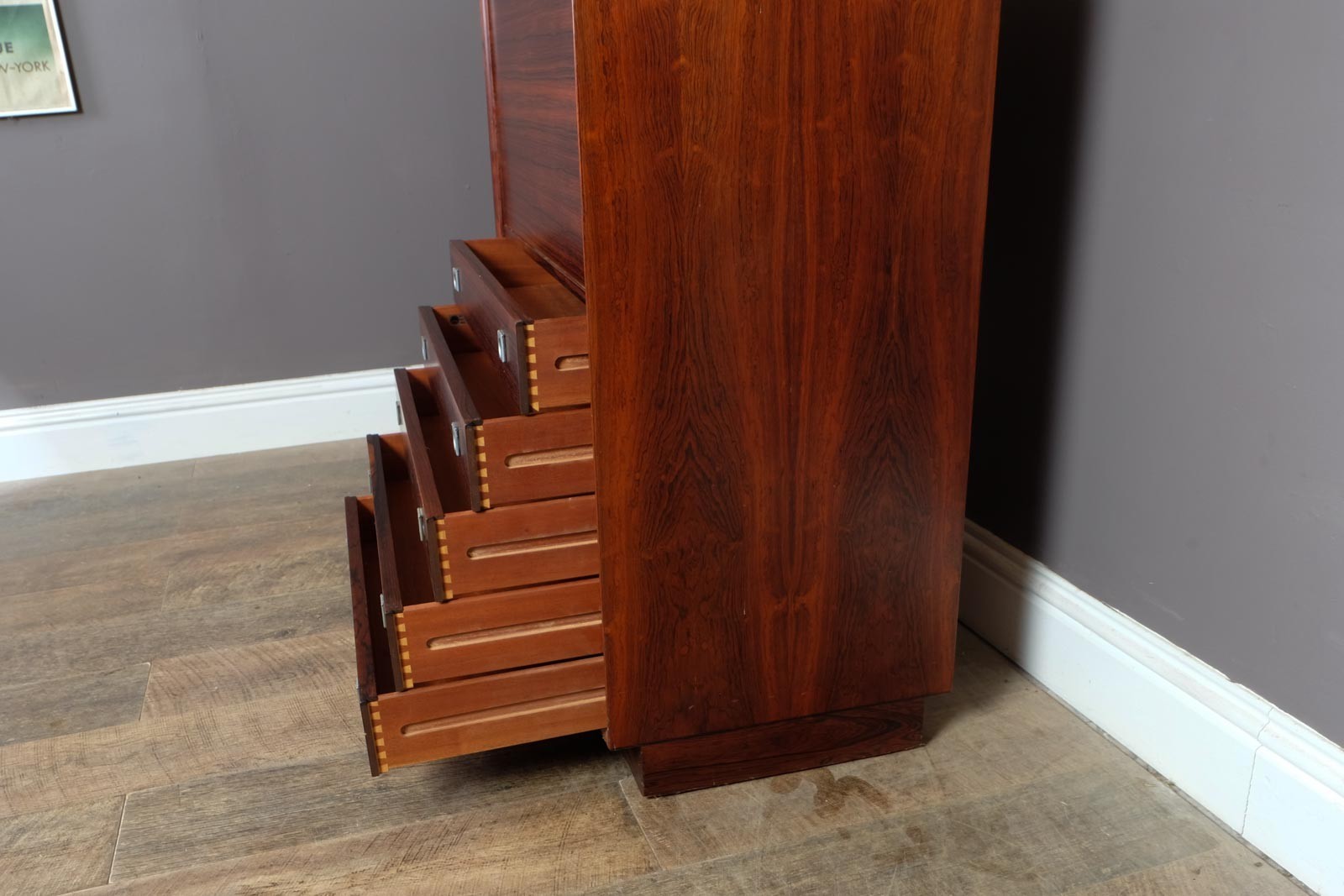 Vintage Arne Vodder #7755 Sibast Rosewood Bureau / Cabinet