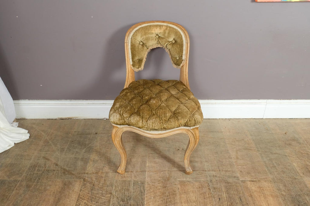 Antique  French Louis XV style walnut chair