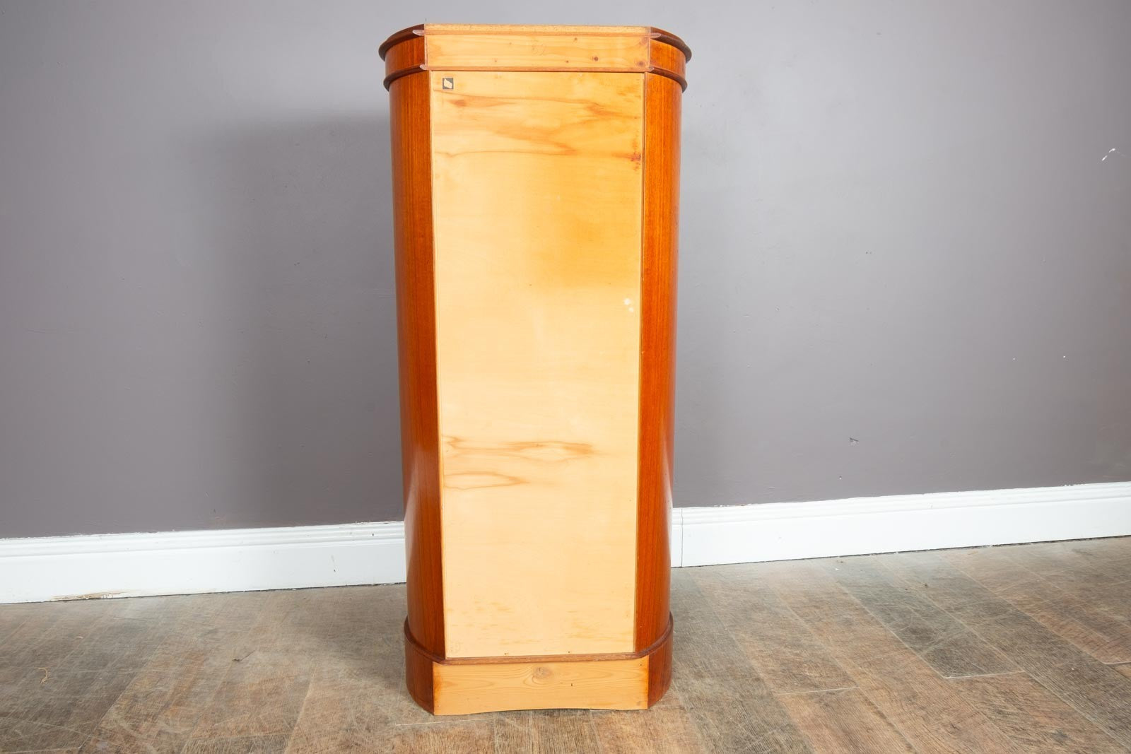 Vintage Danish Mid Century Circular Drinks Bar Cabinet by Johannes Sorth