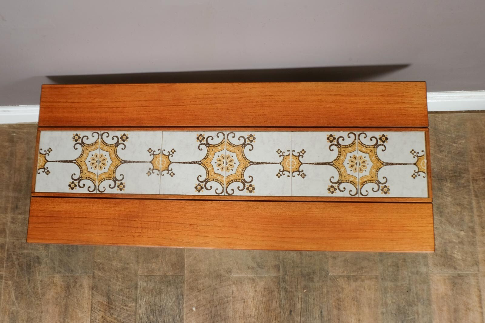 Vintage Retro Large Teak Tiled Coffee Table by G Plan