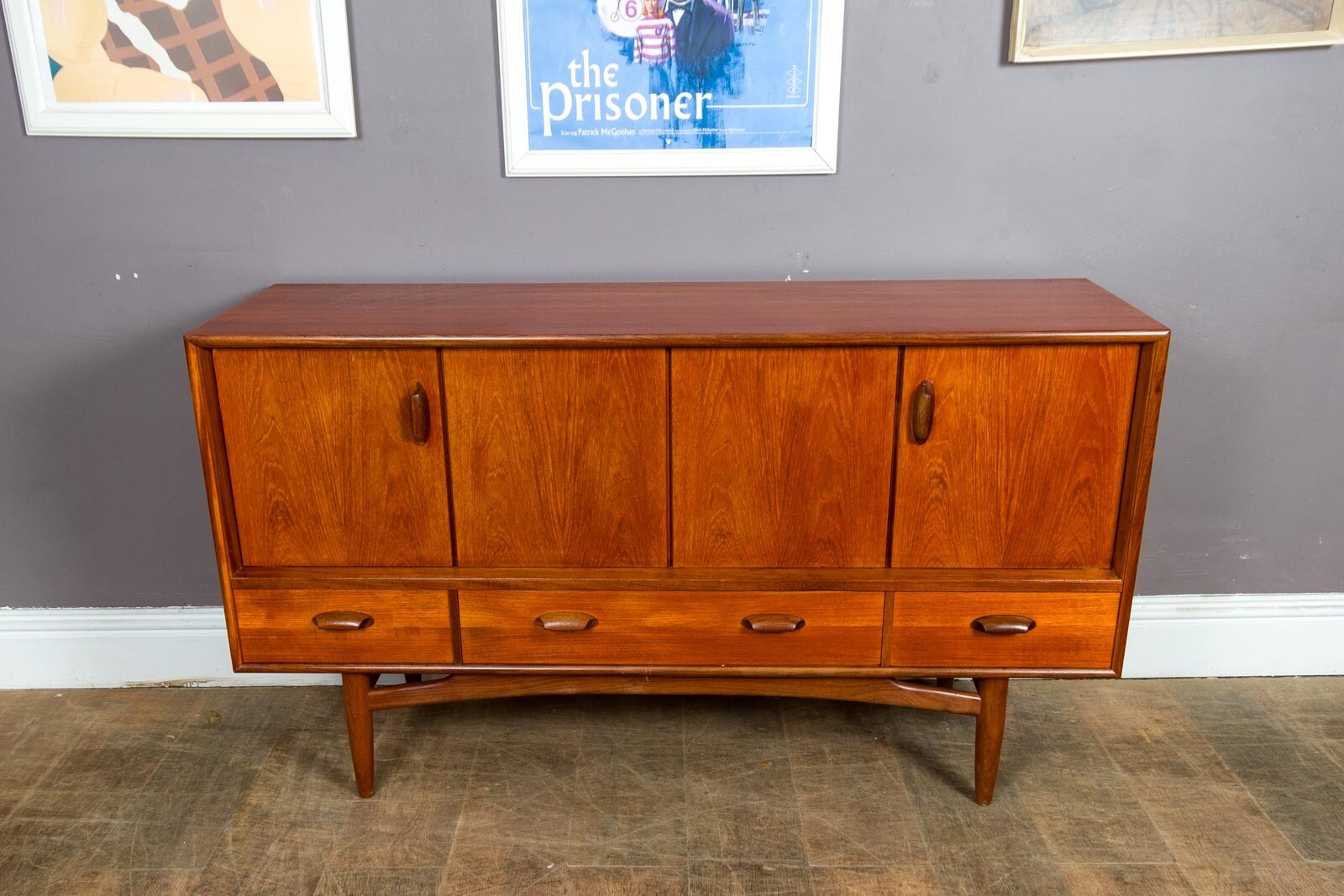 Vintage Retro Small Teak G Plan Brasila Sideboard