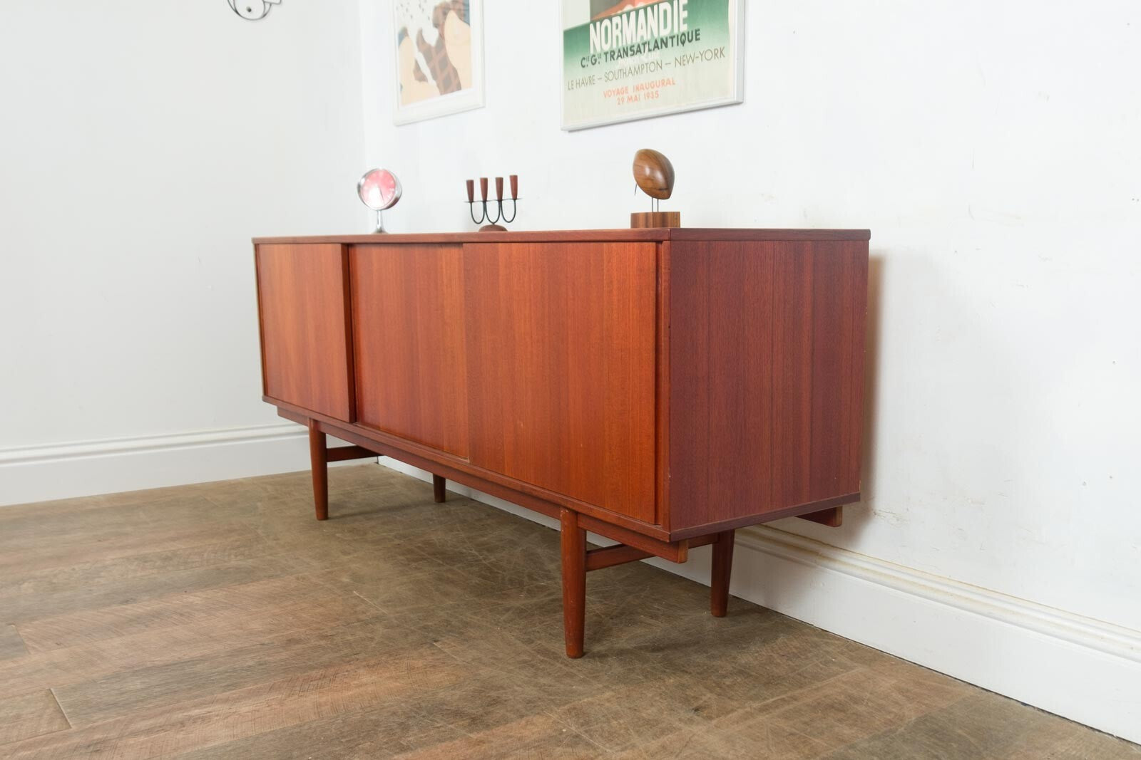 Vintage Retro Mid Century Teak Scandi Sideboard