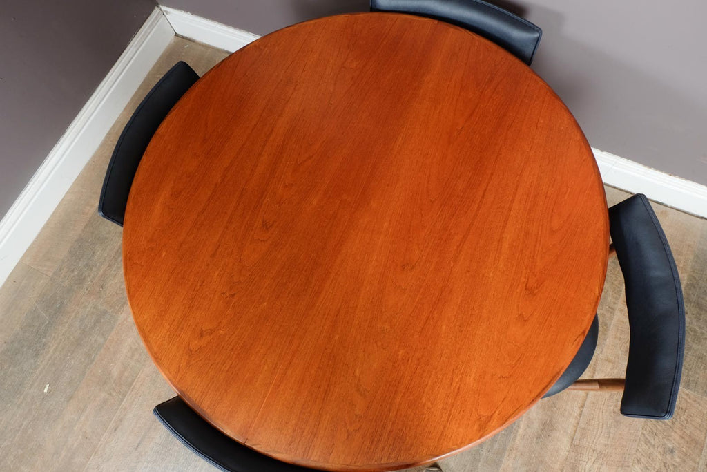 Vintage Retro G Plan Fresco Teak Dining Table and 4 Chairs - VB Wilkins