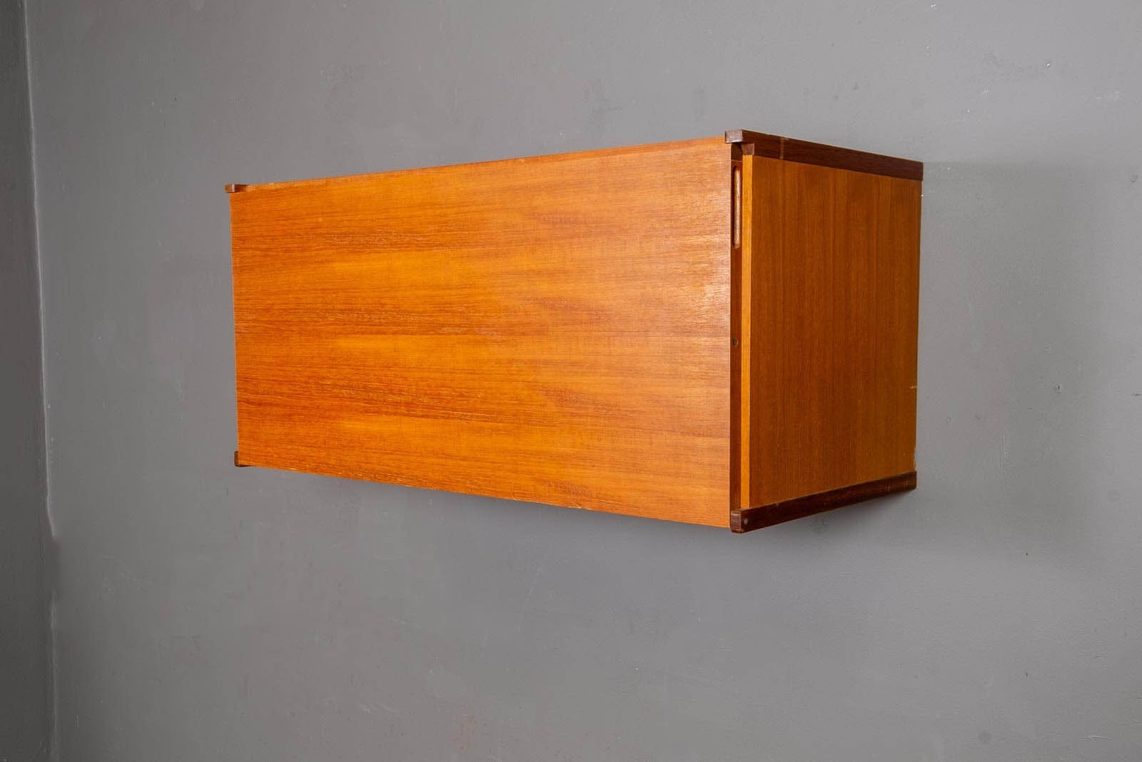 Vintage Retro Beaver and Tapley Teak Floating Cabinet