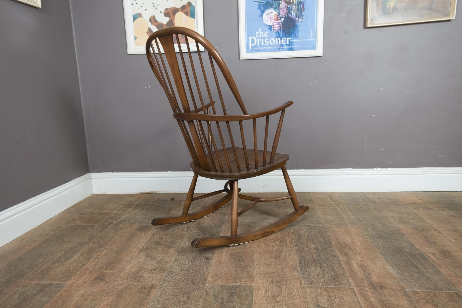 Vintage Retro Ercol Golden Dawn Chairmakers Rocking Chair Model 912