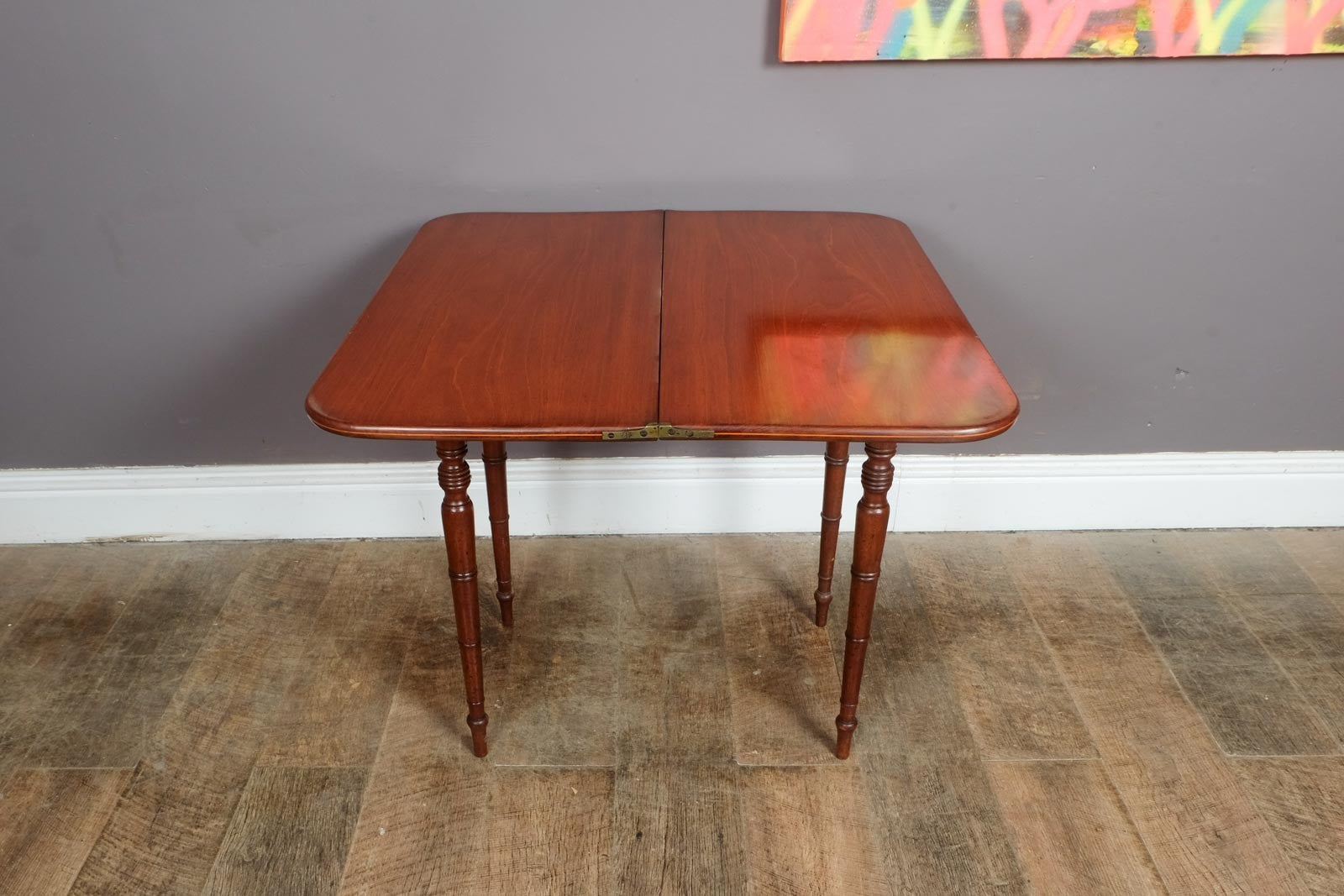 Vintage Retro Flip Top Console Table