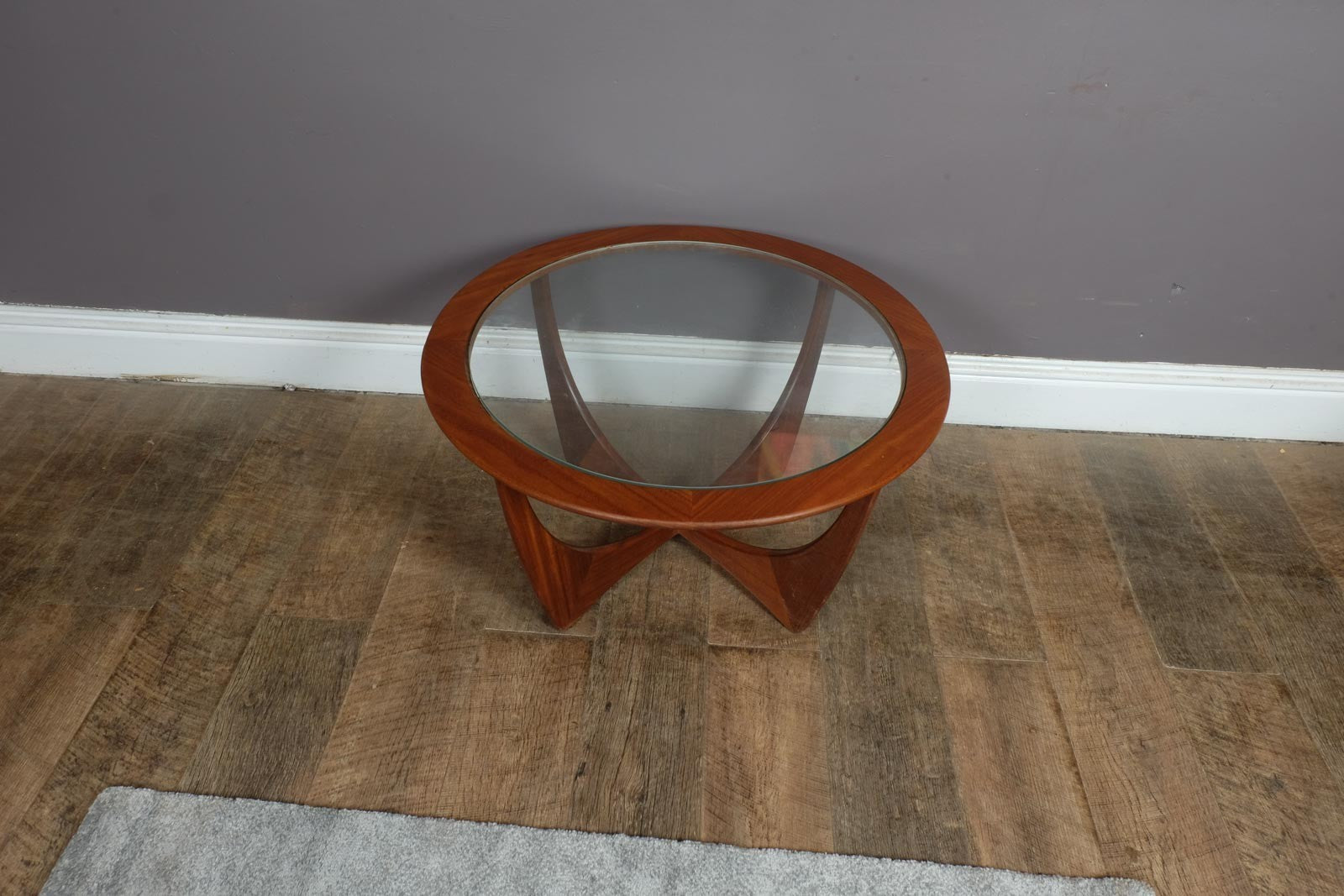 Vintage Retro G Plan Astro Teak and Glass Coffee Table
