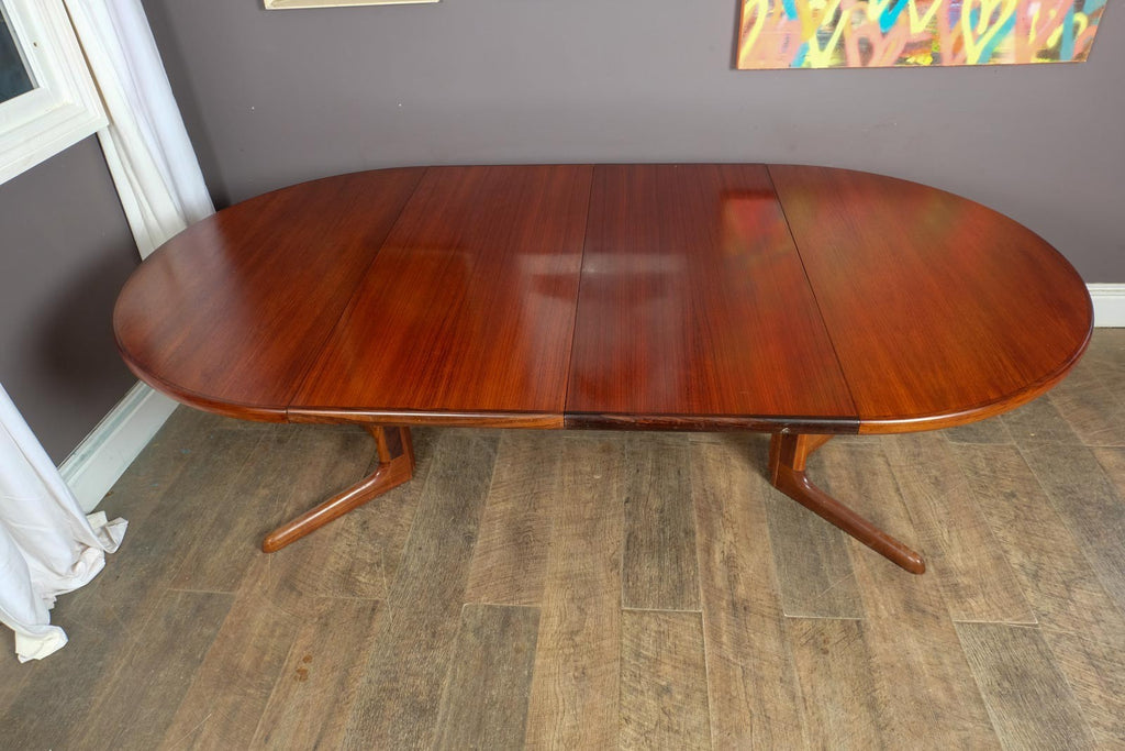 Vintage Retro Danish Extending Rosewood DIning Table