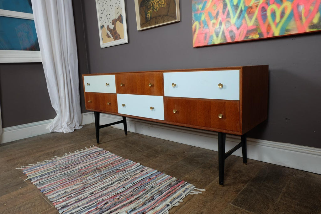 Vintage Retro Mid Century Drawers Sideboard by Meredew