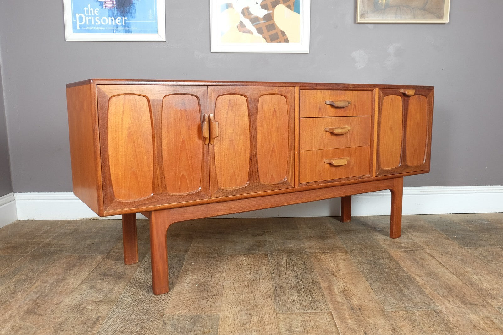 Vintage Retro Small Teak G Plan Brasilia Sideboard - Rare