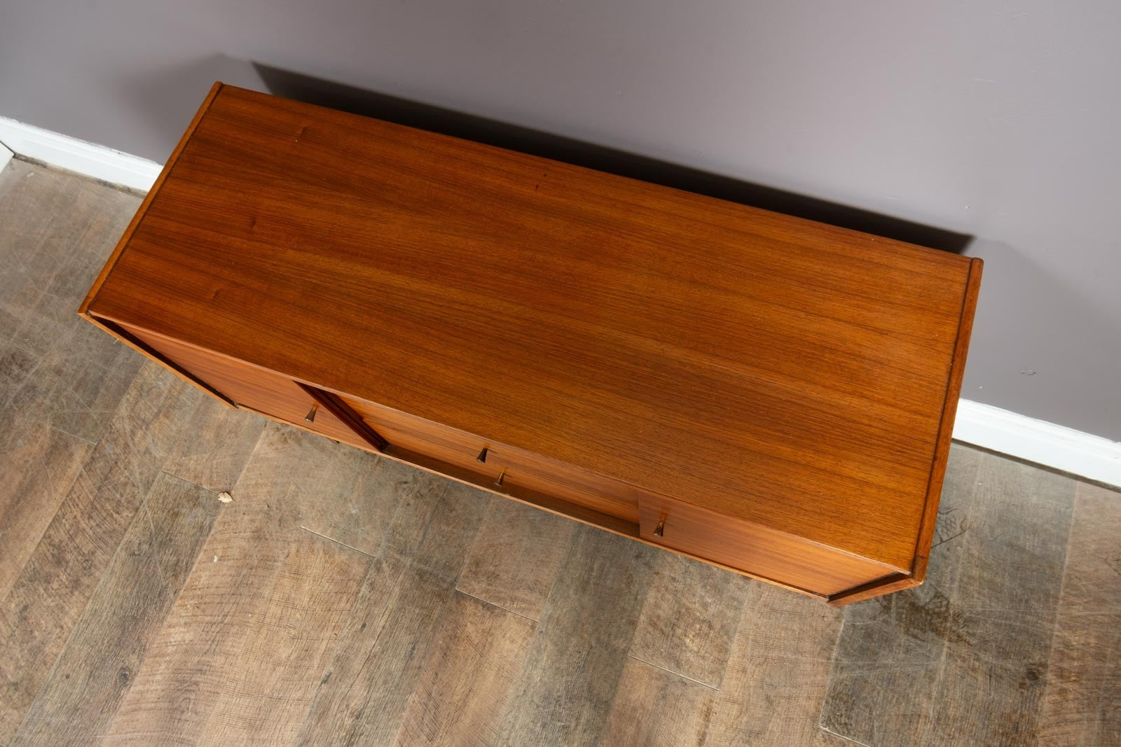 Vintage Mid Century Small Teak Sideboard by William Lawrence