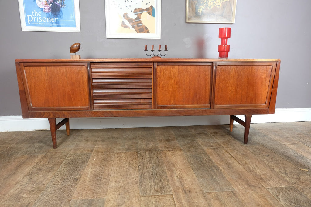 Vintage Retro Large Dark Teak Mid Century Sideboard by EON