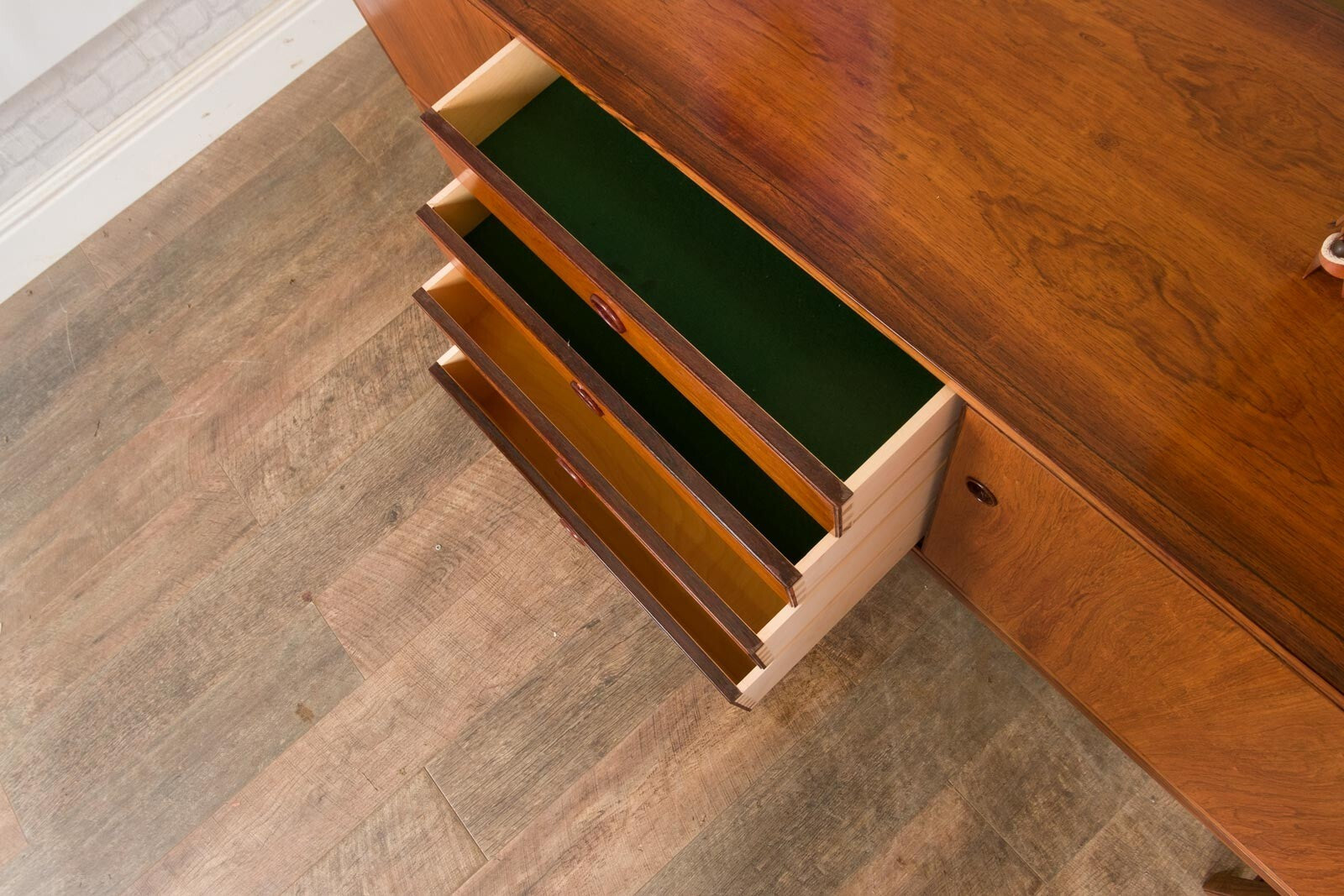 Vintage Danish Rosewood Credenza Johannes Andersen for Bernhard Pedersen & Sons