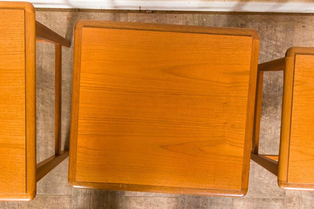 Vintage Retro Mid Century Teak Nest of Tables by Stag